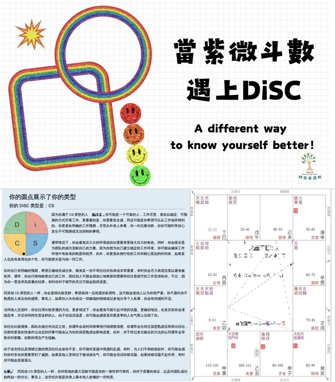 當紫微斗數遇上Everything DiSC